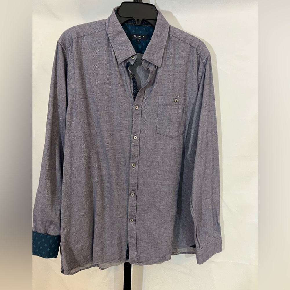 Ted Baker mens large (6) long sleeve button down shirt
